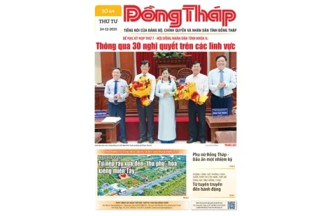 Đón đọc Báo Đồng Tháp số ra ngày 24-12