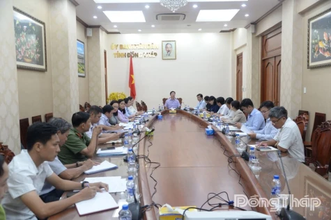 Vice Chairman of the Provincial People's Committee Huynh Minh Tuan Chairs the  41st Ap Bac Cross-Country Run – 2026 Organizing Committee Meeting