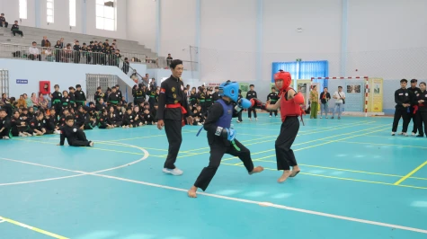 Gần 400 môn sinh tham gia kỳ thi thăng đai võ cổ truyền
