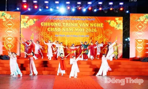 Phường Đạo Thạnh rộn ràng chào đón năm mới 2026