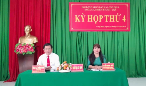 Hội đồng nhân dân xã Long Định: Hoạt động đại biểu ngày càng phát huy vai trò đại diện cho ý chí, nguyện vọng của cử tri