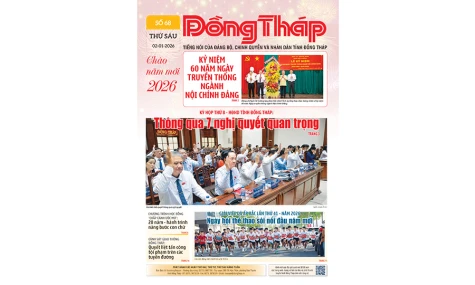 Đón đọc Báo Đồng Tháp số ra ngày 1-1-2026