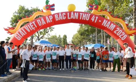 Giải Việt dã Ấp Bắc lần thứ 41: Tranh tài sôi nổi trên đường chạy