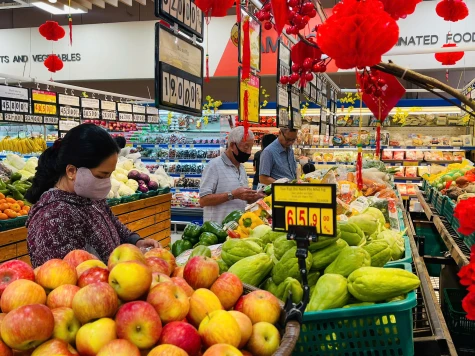 Hàng hóa đảm bảo tốt nhu cầu mua sắm người dân dịp nghỉ Tết Dương lịch 2026