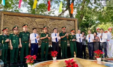 Khánh thành Bia tưởng niệm cán bộ, chiến sĩ Biệt động Sài Gòn - Gia Định