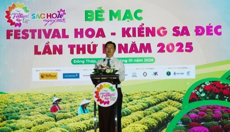 Bế mạc Festival Hoa - Kiểng Sa Đéc lần thứ II năm 2025: Khẳng định vị thế “Thủ phủ hoa” Sa Đéc