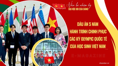 Dấu ấn 5 năm hành trình chinh phục các kỳ Olympic quốc tế của học sinh Việt Nam