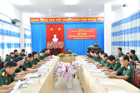 Đồng Tháp: Hiệp đồng giao nhận quân năm 2026