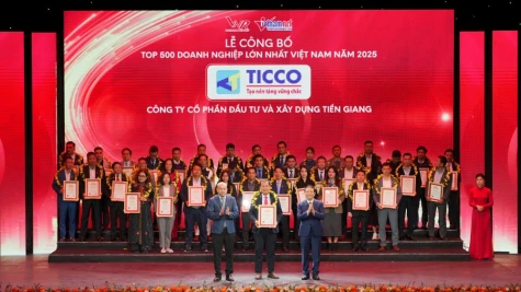 TICCO tiếp tục được công nhận Top 500 Doanh nghiệp tư nhân lớn nhất Việt Nam