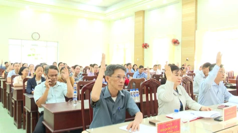 Thống nhất giới thiệu 31 đồng chí ứng cử đại biểu HĐND phường Mỹ Phong nhiệm kỳ 2026 - 2031