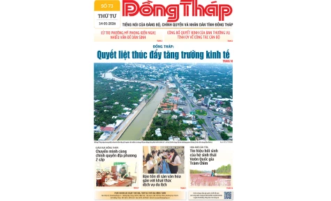Đón đọc Báo Đồng Tháp số ra ngày 14-1-2026