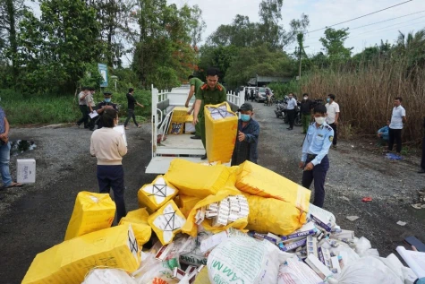 Đồng Tháp: Đấu tranh, ngăn chặn, đẩy lùi tình trạng buôn lậu, gian lận thương mại