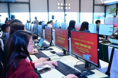 Khai trương Trung tâm Báo chí Đại hội XIV của Đảng và họp báo quốc tế