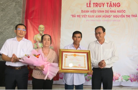 Xã Bình Thành: Tổ chức Lễ truy tặng danh hiệu Bà mẹ Việt Nam Anh hùng