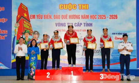 Provincial Finals of "I Love My Homeland’s Seas and Islands" Contest Held in Dong Thap
