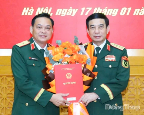 Dong Thap Provincial Military Commander Attains Rank of Major General