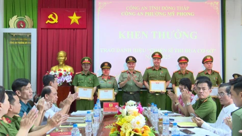 Phường Mỹ Phong: Giữ vững an ninh, trật tự, kéo giảm tội phạm trong năm 2025