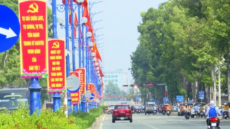 Đồng Tháp rực rỡ cờ hoa hướng về Đại hội XIV của Đảng