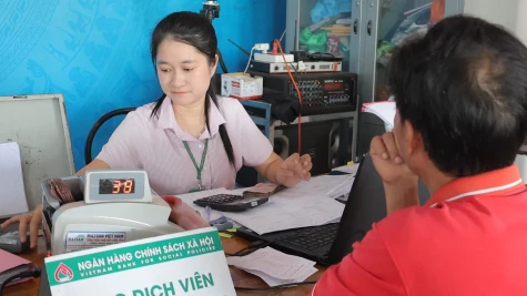 Phòng Giao dịch Ngân hàng Chính sách xã hội Chợ Gạo giải ngân vốn gần 3,8 tỷ đồng