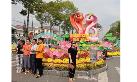 Phường Cao Lãnh: Đường hoa Xuân Bính Ngọ 2026 được tổ chức trên đường Lý Thường Kiệt