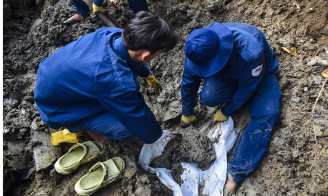 Đồng Tháp: Đội K91 tiếp tục tìm thấy 1 bộ hài cốt liệt sĩ tại xã Phú Hựu