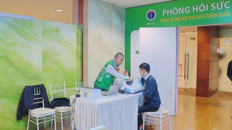 Triển khai tốt công tác y tế trong suốt thời gian diễn ra Đại hội XIV của Đảng