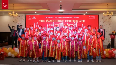 Lễ trao Chứng chỉ và Vinh danh Học viên CB CENTRES 2026: Chất lượng giáo dục được minh chứng bằng kết quả thật