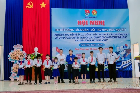 Đồng Tháp: Công tác Đoàn - Đội trường học đạt nhiều kết quả tích cực