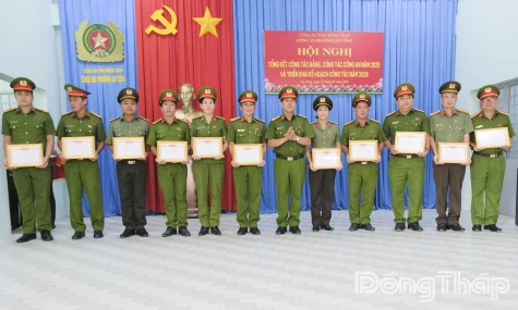 Công an phường Gò Công: Giữ vững ổn định an ninh, trật tự, đáp ứng yêu cầu nhiệm vụ trong tình hình mới