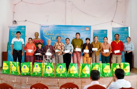 Hội Liên hiệp Phụ nữ tỉnh Đồng Tháp: Chăm lo tết cho người nghèo - nghĩa cử nhân văn, lan tỏa yêu thương