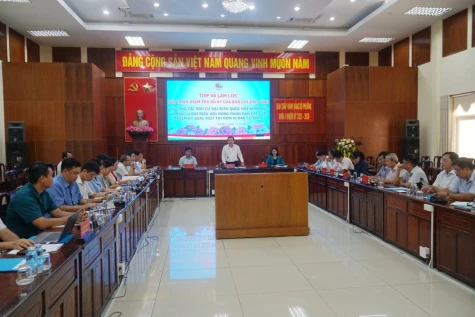 Đoàn kiểm tra số 7 làm việc với phường Sa Đéc và xã Tân Dương về công tác chuẩn bị bầu cử