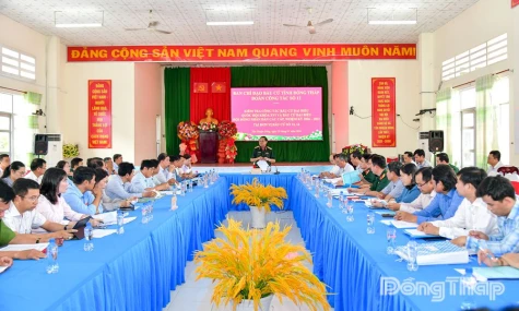 Kiểm tra công tác bầu cử các xã thuộc Đơn vị bầu cử số 13, 14