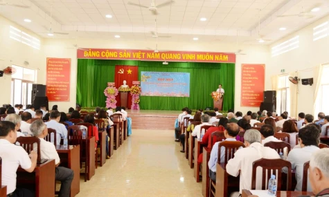 Phường Trung An: Họp mặt kỷ niệm 96 năm Ngày thành lập Đảng và mừng Xuân Bính Ngọ 2026