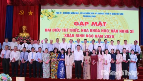 Dong Thap Expects Intellectuals and Artists to Make Greater Contributions to the Province’s Development