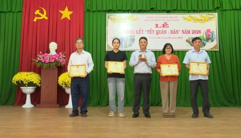 Bình Thành tổng kết Tết Quân – Dân 2026, phát động năm 2027