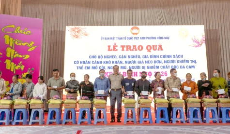 Hơn 81.300 phần quà tết đến với người dân có hoàn cảnh khó khăn