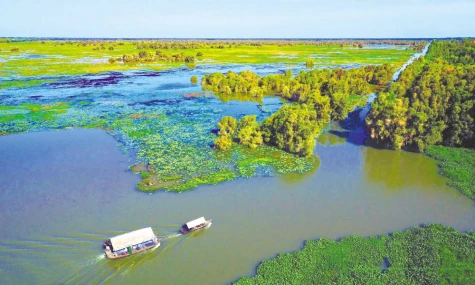 Kết nối không gian biên giới, 
sông nước và hướng biển