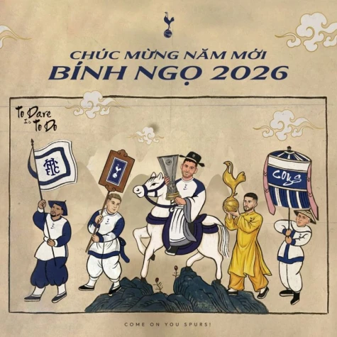 Các đội bóng lớn châu Âu chúc Tết cổ động viên Việt Nam