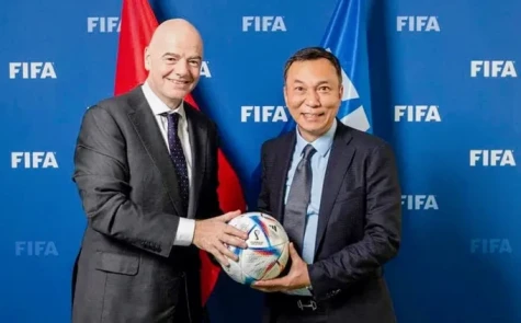 Chủ tịch và Tổng thư ký FIFA gởi thư chúc Tết Liên đoàn Bóng đá Việt Nam