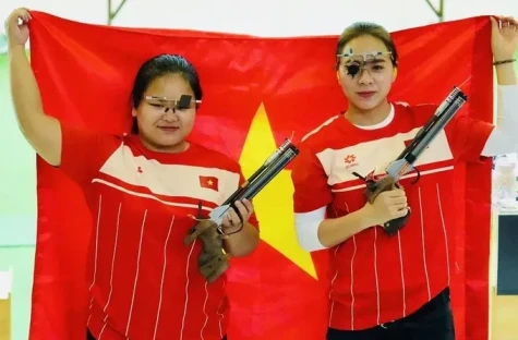 Xạ thủ Trịnh Thu Vinh giữ hạng 28 thế giới nội dung 10m súng ngắn hơi nữ