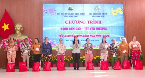 Đồng Tháp: Tết ấm áp, nghĩa tình vùng biên