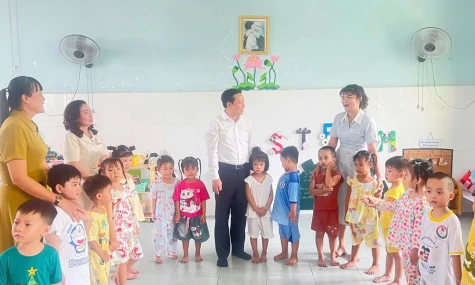 Trên 99% học sinh Đồng Tháp trở lại trường sau tết