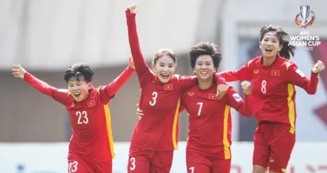 Đội tuyển nữ Việt Nam nhận quà đầu năm từ AFC