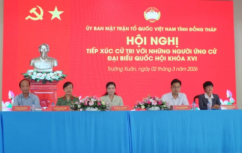 Ứng cử viên Đại biểu Quốc hội khóa XVI đơn vị bầu cử số 2 tiếp xúc cử tri