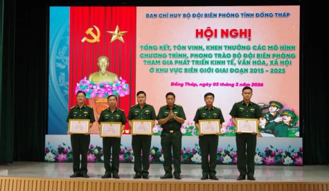 Đồng Tháp: Nhiều mô hình, chương trình, phòng trào gắn với phát triển khu vực biên giới