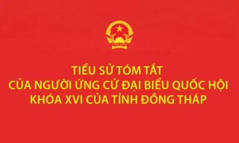 [Infographic] Tiểu sử tóm tắt người ứng cử Đại biểu Quốc hội khóa XVI của tỉnh Đồng Tháp