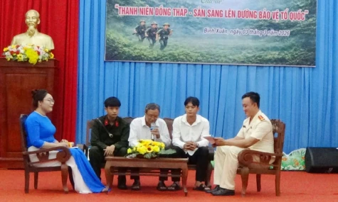 Phường Bình Xuân tổ chức Đêm hội trại tòng quân năm 2026