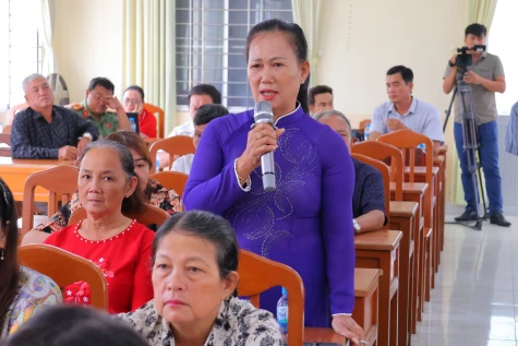 Cử tri xã Mỹ Hiệp và Bình Hàng Trung đánh giá cao chương trình hành động của các ứng cử viên đại biểu Quốc hội