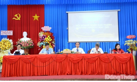 Đồng chí Nguyễn Đăng Khoa đắc cử Chủ tịch Hội Doanh nhân Đạo Thạnh lần thứ I, nhiệm kỳ 2026 - 2031