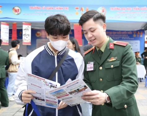 Tăng hơn 1.000 chỉ tiêu hệ quân sự ở các trường quân đội